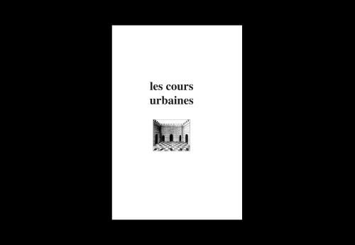 RREEL - Les cours urbaines
